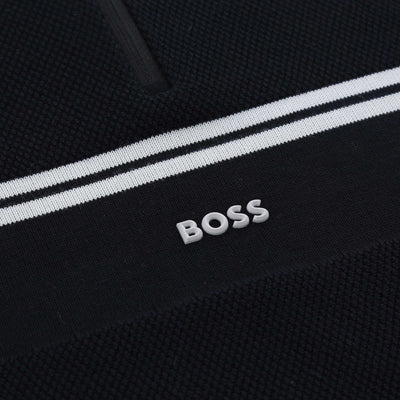 BOSS K Zone QZ Knitwear in Dark Blue Logo