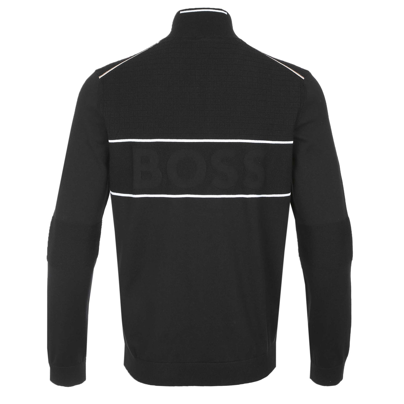 BOSS K_Hydro QZ-1 Knitwear in Black Back