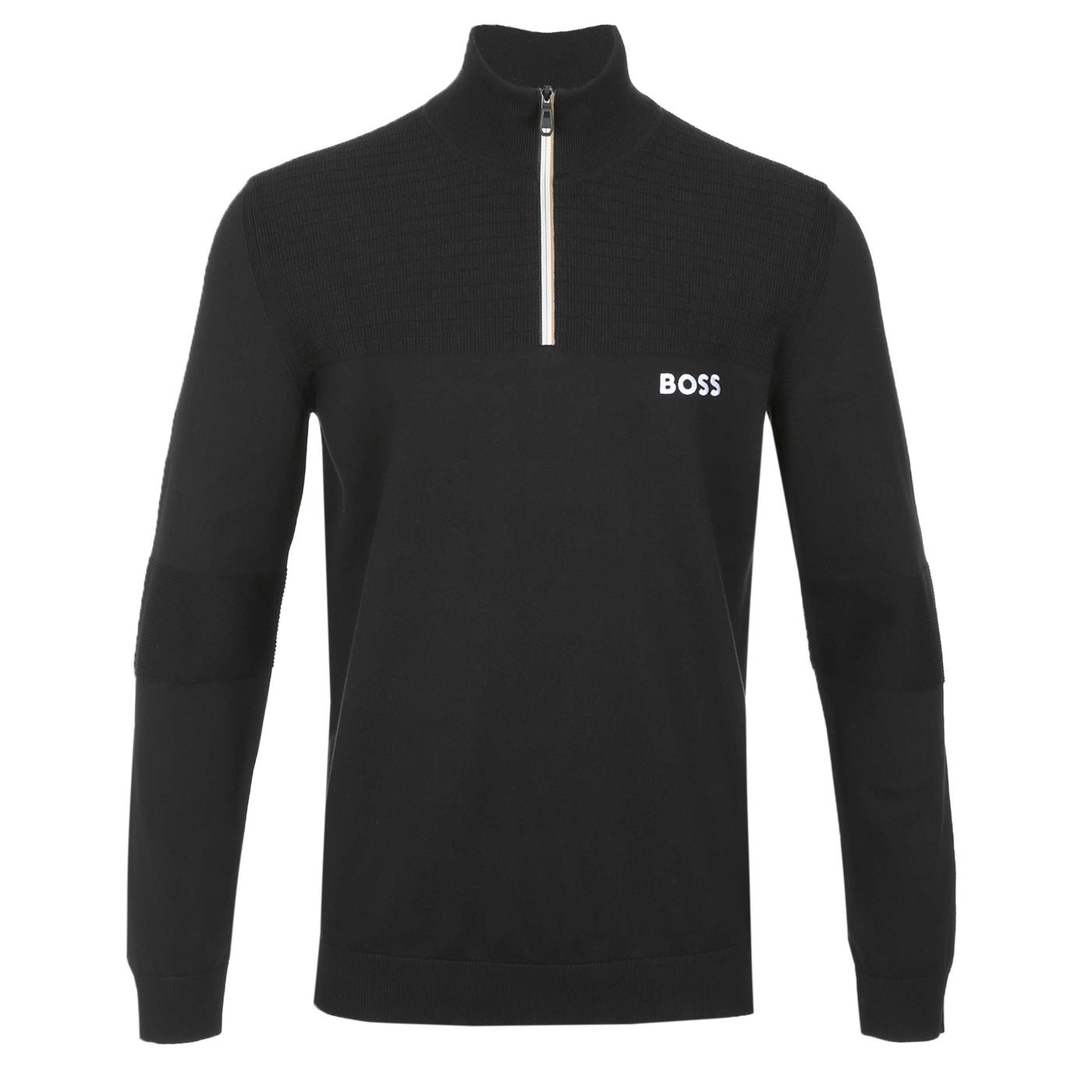BOSS K_Hydro QZ-1 Knitwear in Black
