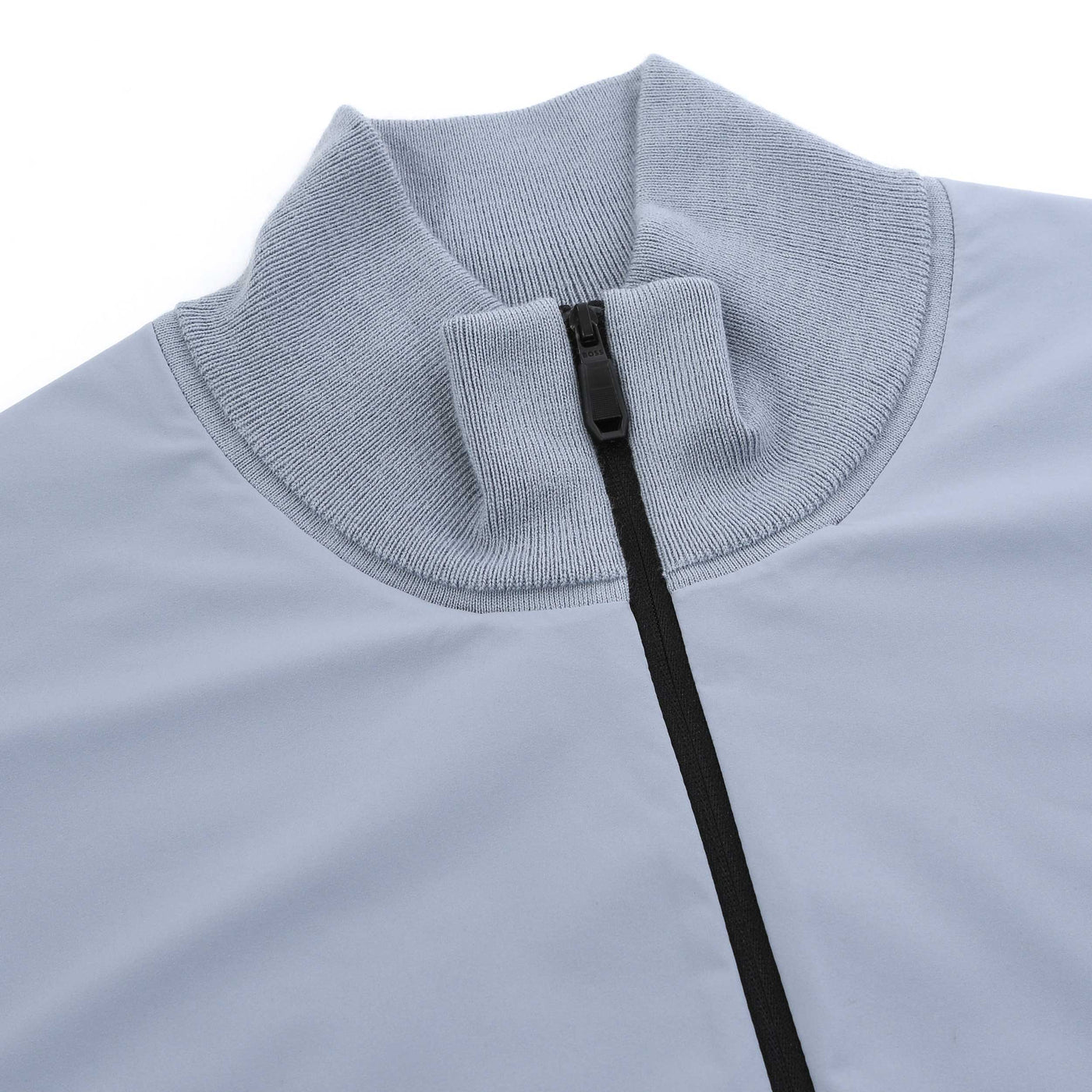BOSS K_Momentum-X-HY Knitwear in Dark Grey Collar