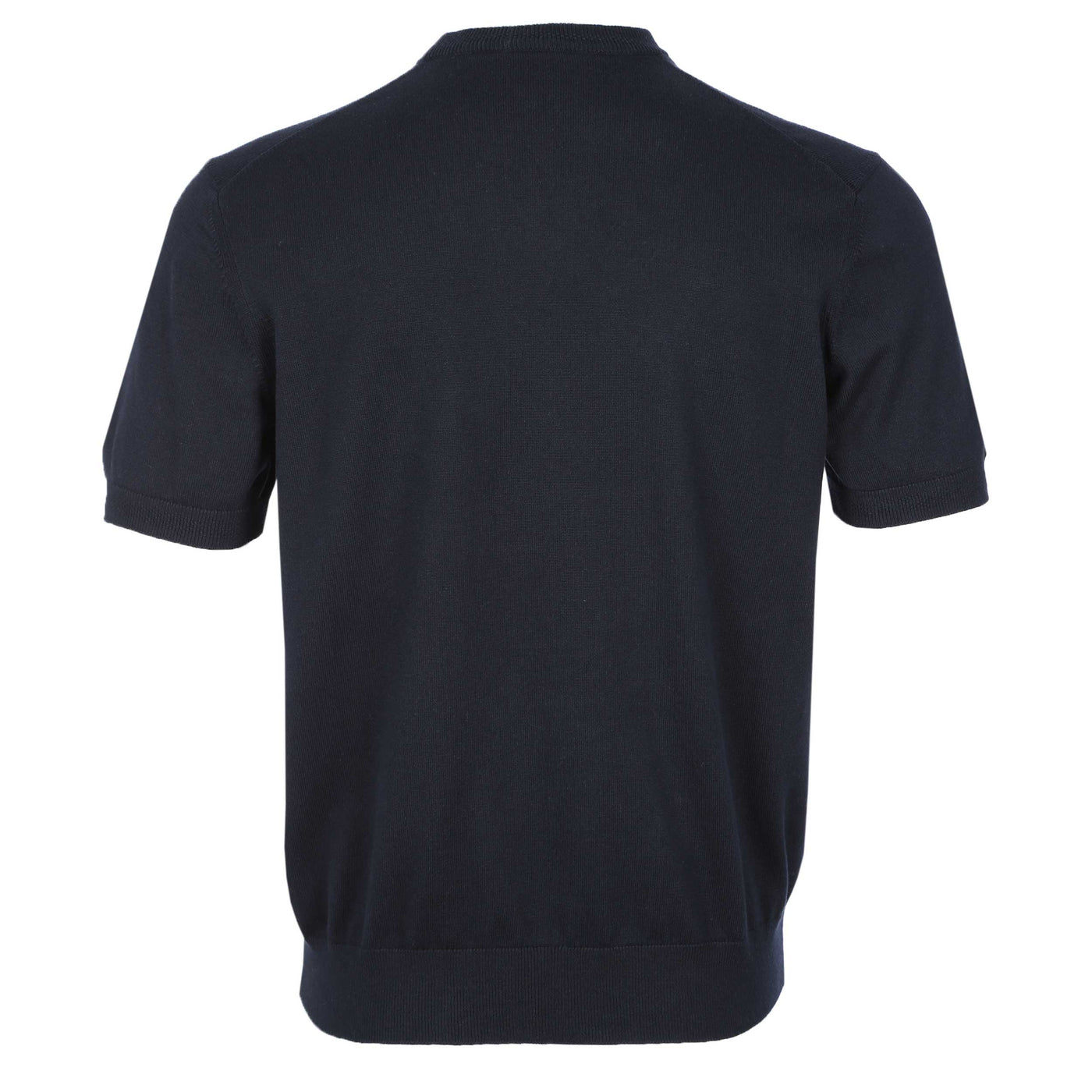BOSS Kanache Knitted T-Shirt in Dark Ink Back