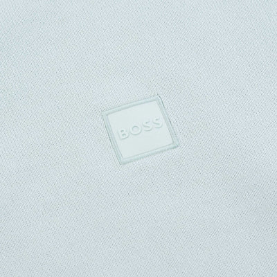 BOSS Kanache Knitted T-Shirt in Mint Logo
