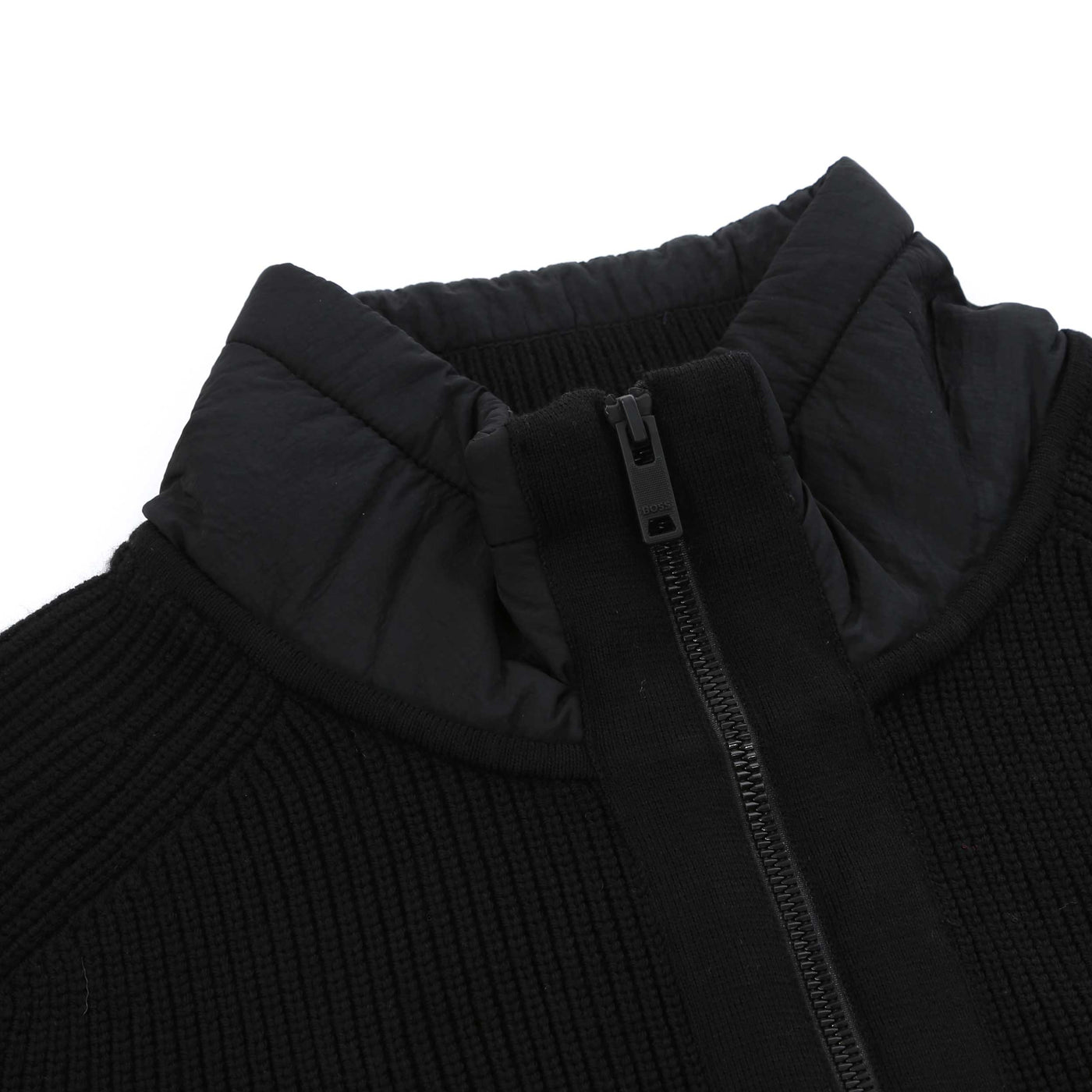 BOSS Kigloo Knitwear in Black Placket