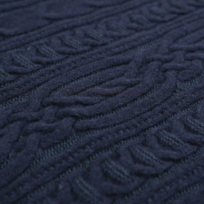 BOSS Kubiel Knitwear in Dark Blue Detail