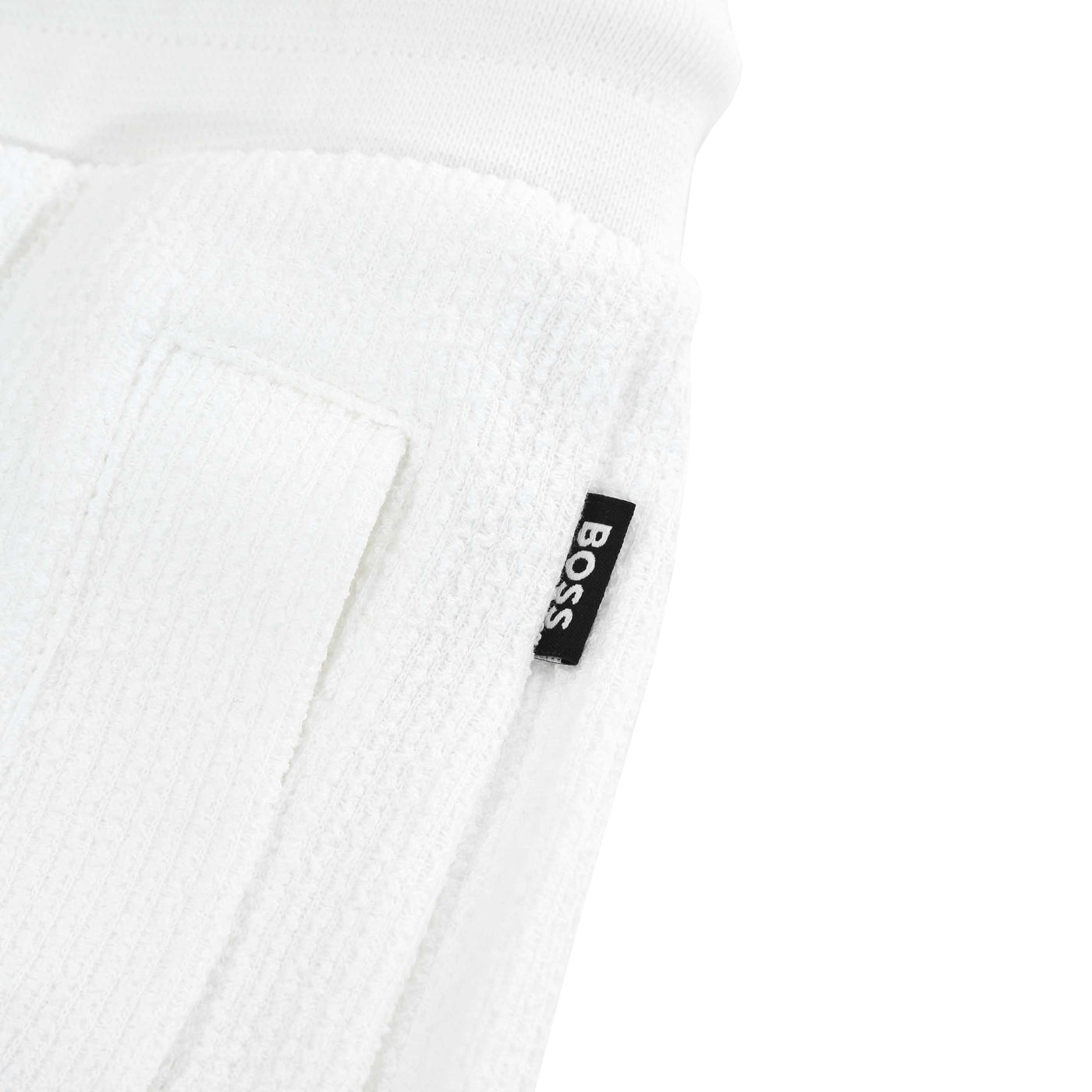 BOSS Lasdun 129 Short in White Logo Tab