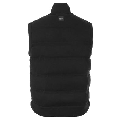 BOSS Mandolino Gilet in Black back