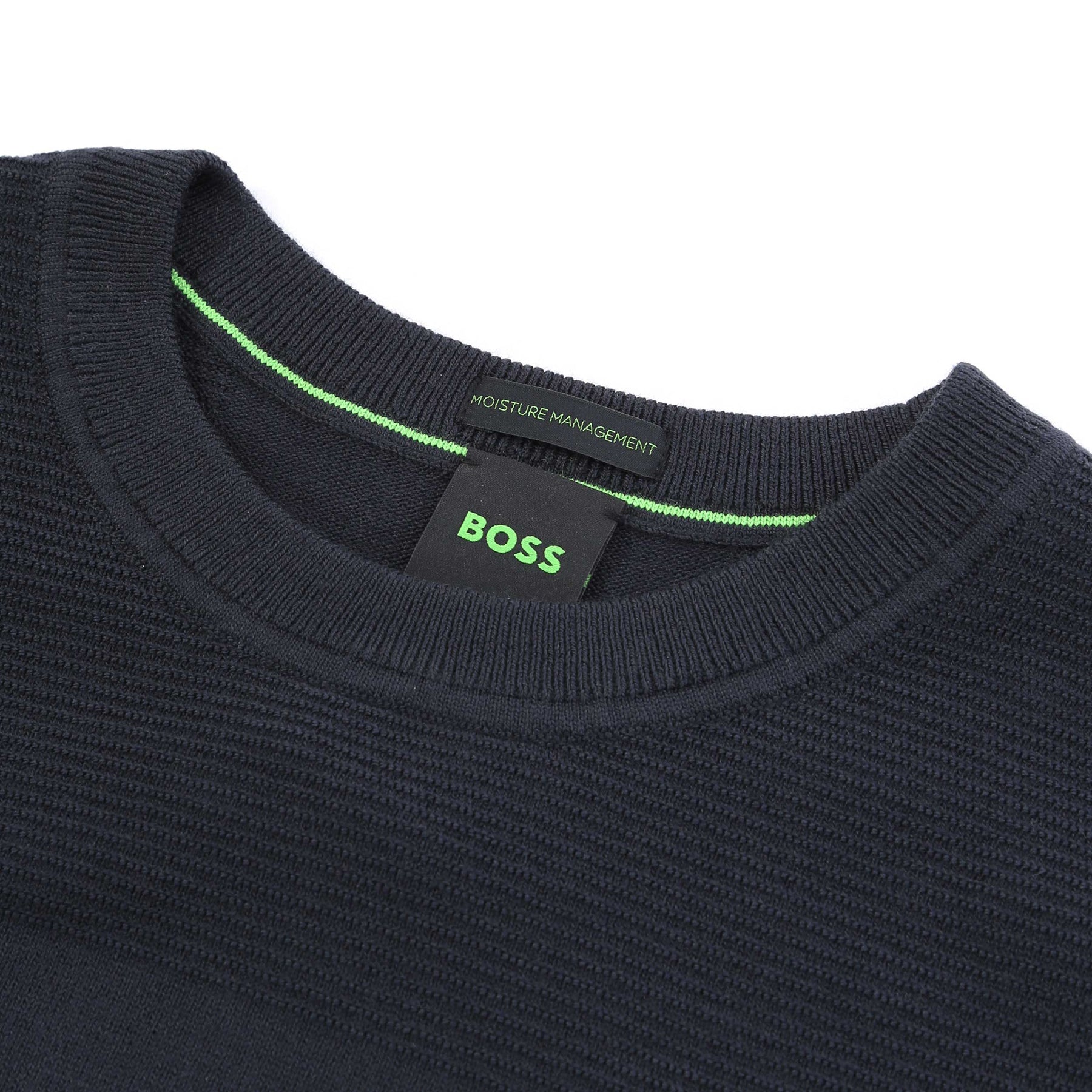 BOSS Momentum X CN Knitwear in Dark Blue | BOSS | Norton Barrie
