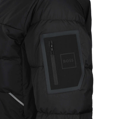 BOSS OW Urbanex Puffer Jacket in Black Logo