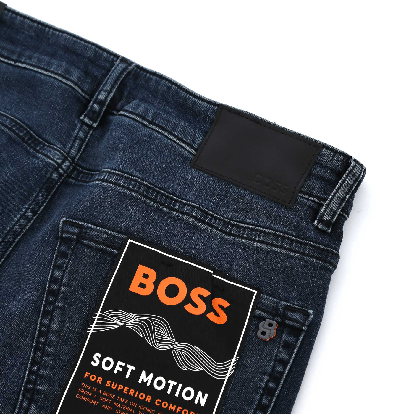 BOSS Onyx BO Jean in Navy Logo