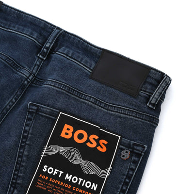 BOSS Onyx BO Jean in Navy Logo