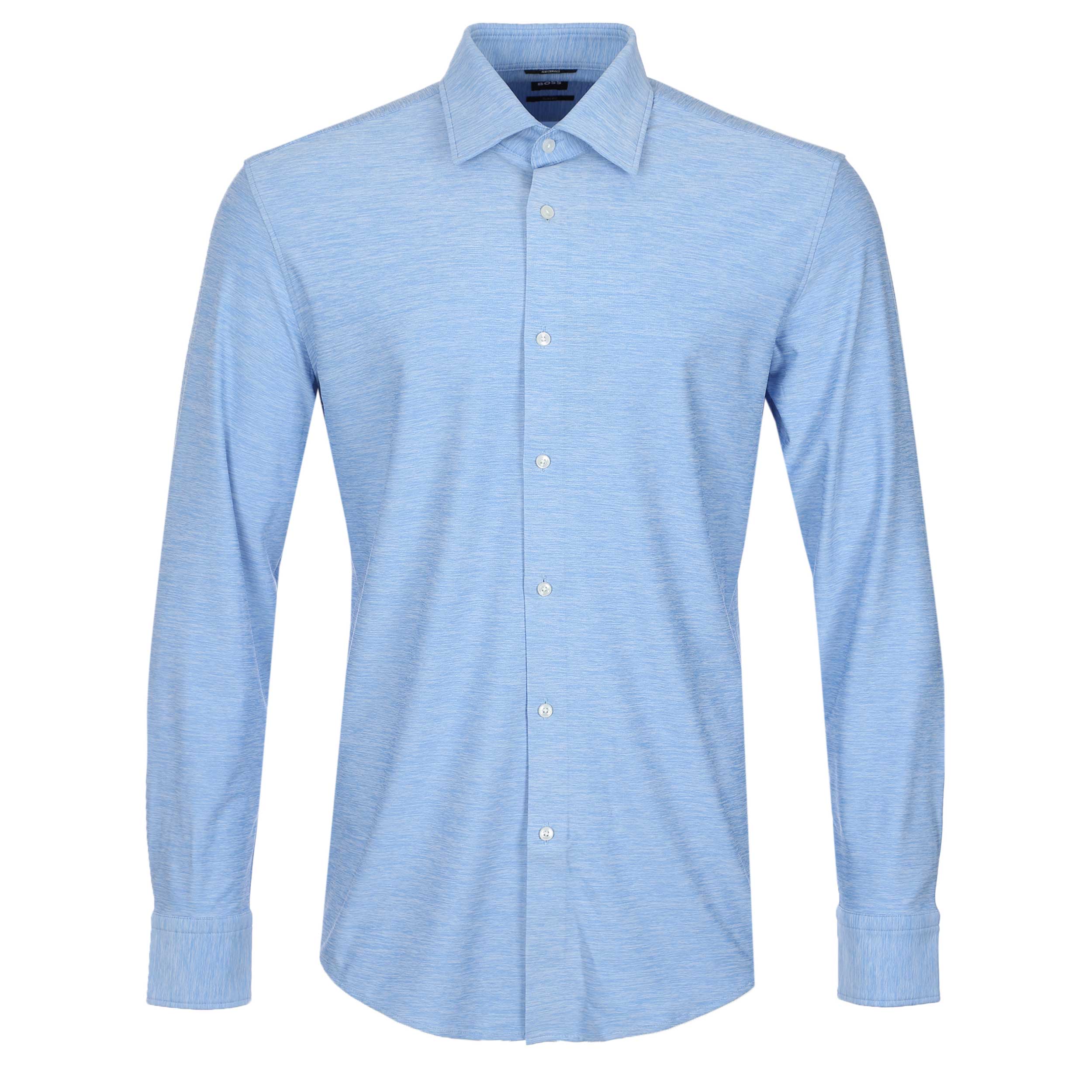 BOSS P Hank K 261 Shirt in Light Pastel Blue