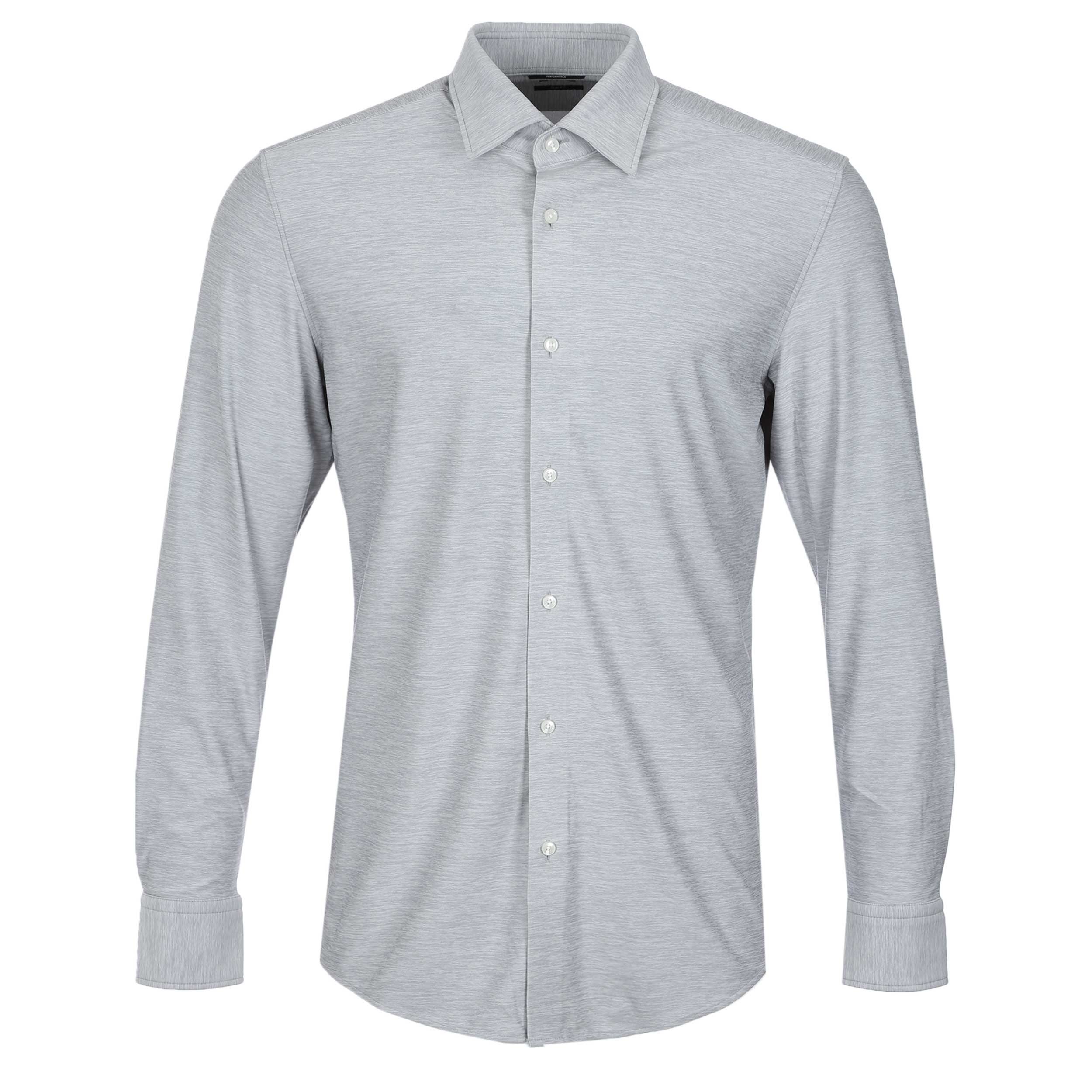 BOSS P Hank K 261 Shirt in Open Grey