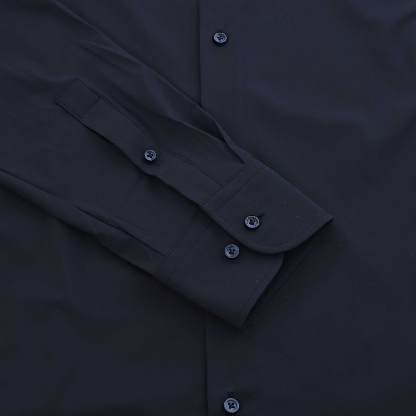 BOSS P Hank Kent C1 222 Shirt in Navy sleeve
