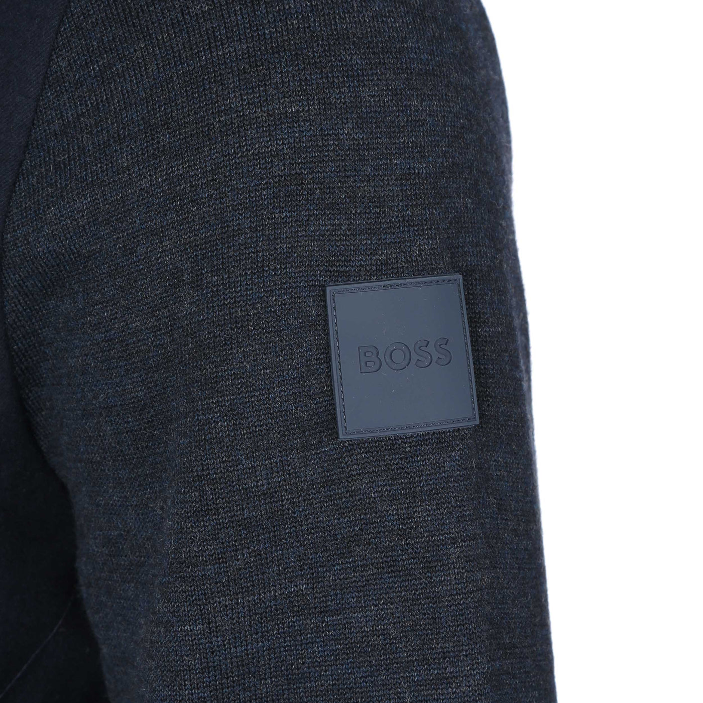 BOSS P Heflo Knitwear in Dark Blue Logo