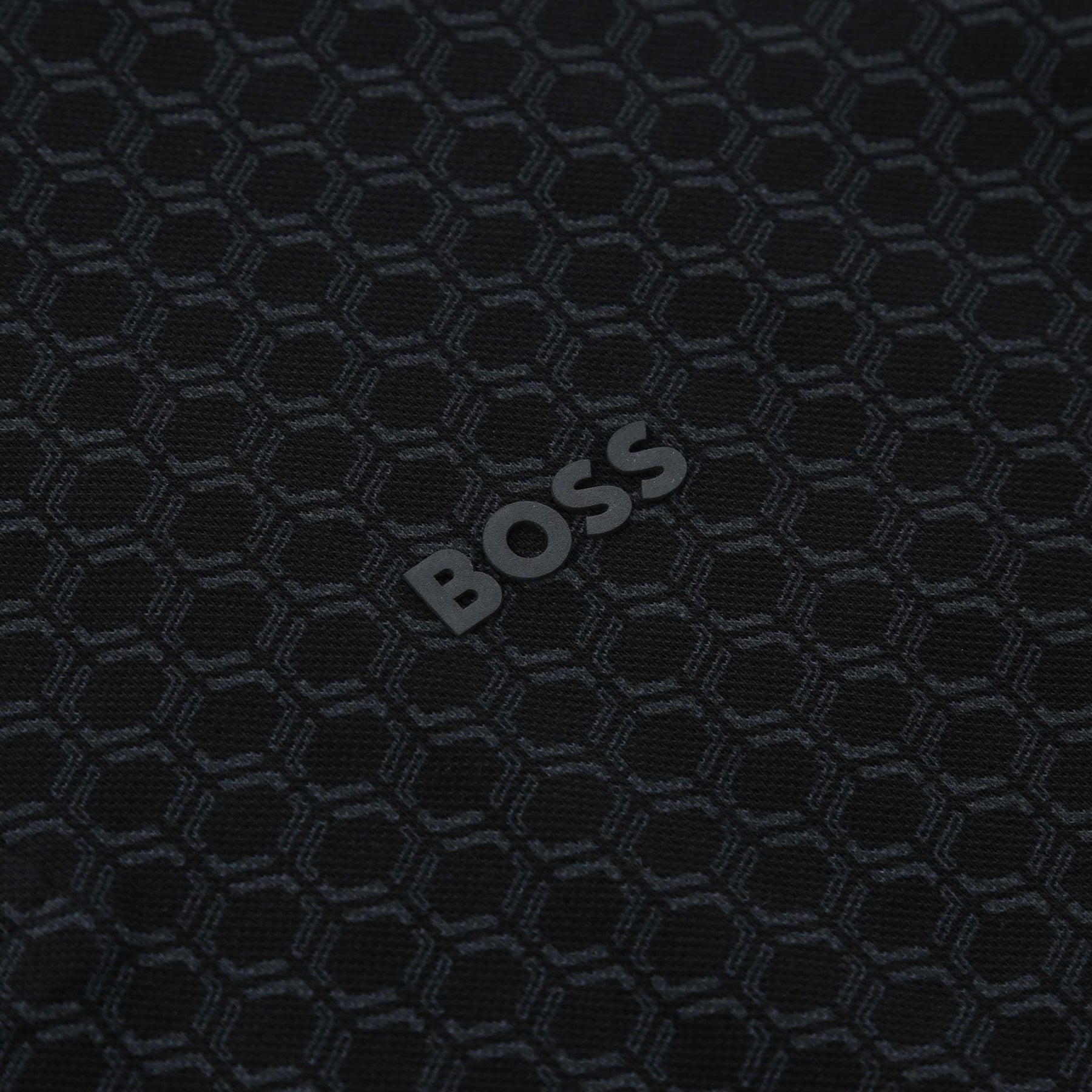 Boss Pattern BOSS PL GOC Chip Pattern Polo Shirt in Black – Norton Barrie