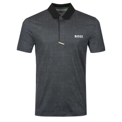 BOSS PL Paddytech GOC Polo Shirt in Black
