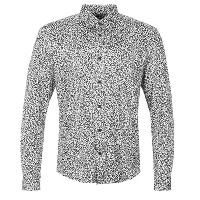 BOSS P Liam Kent C1 234 Shirt in Black and White