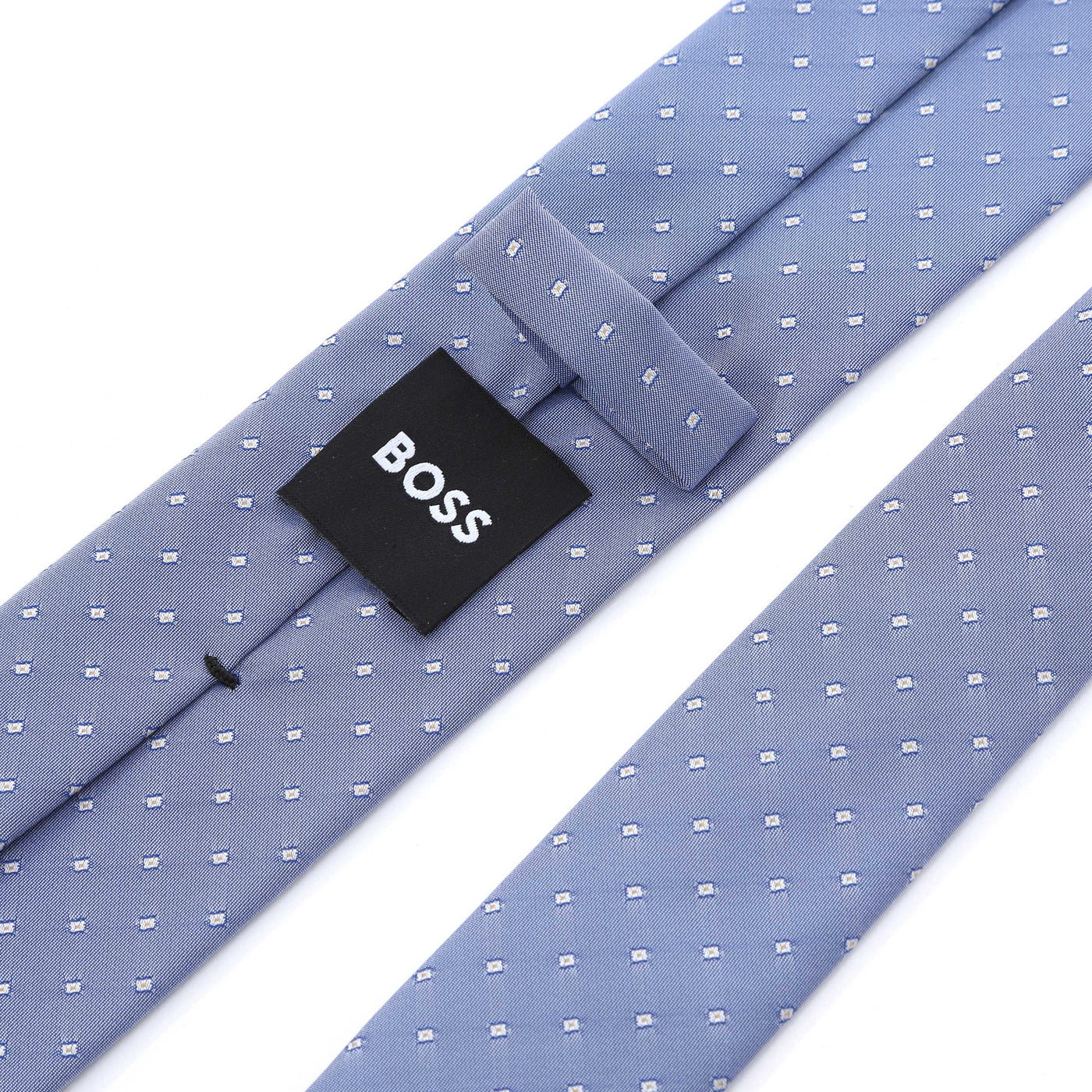 BOSS P Tie 6 cm Tie in Sky Blue Dot Back