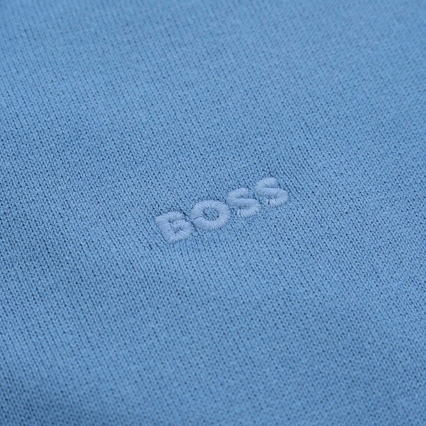 BOSS Pacello L Knitwear in Pastel Blue Logo