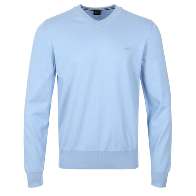 BOSS Pacello L Knitwear in Sky Blue