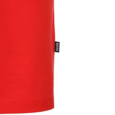 BOSS Pallas Polo Shirt in Red Logo Tab