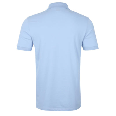 BOSS Pallas Polo Shirt in Sky Blue Back