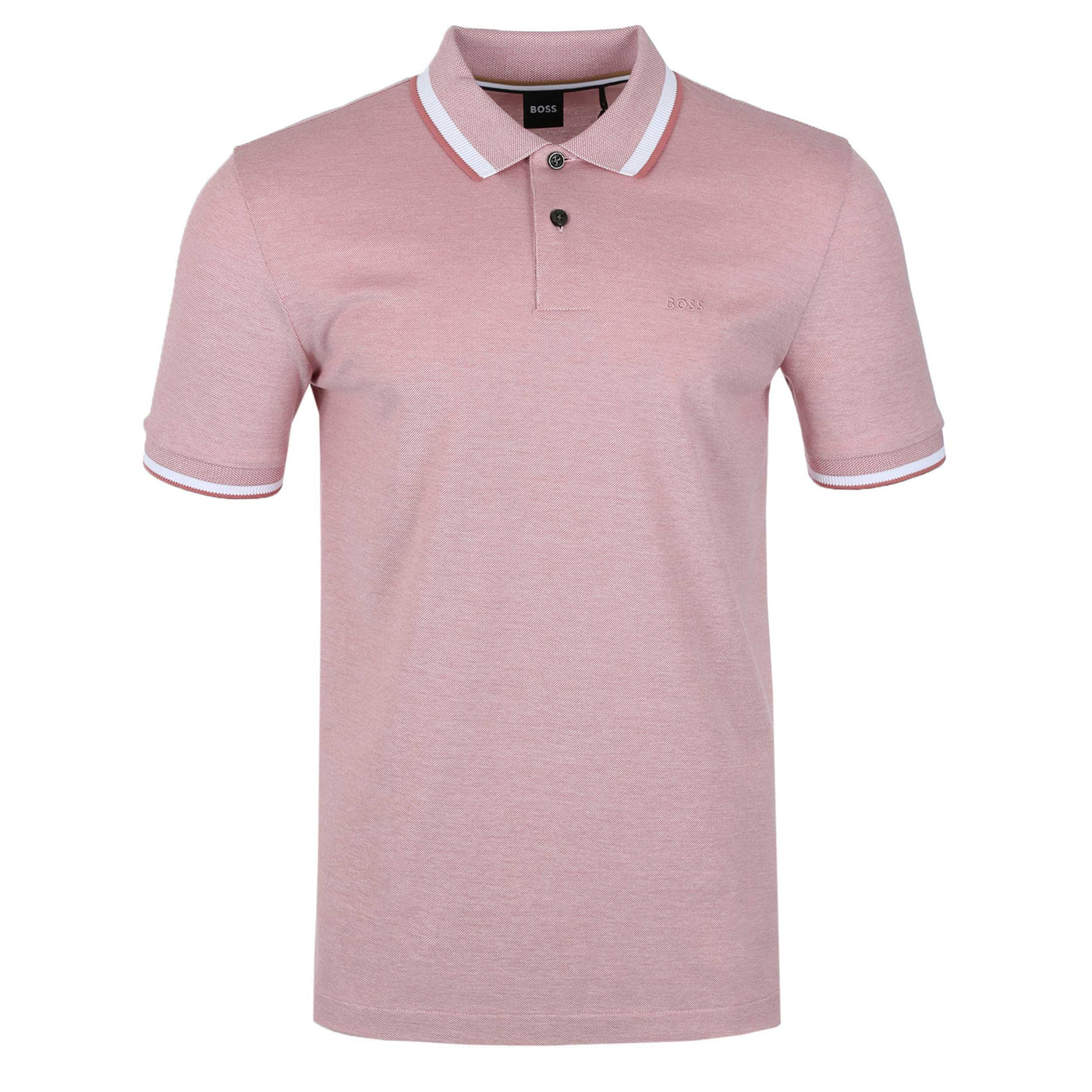 BOSS Parlay 183 Polo Shirt in Mid Pink