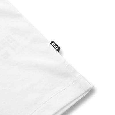 BOSS Parlay 200 Polo Shirt in White logo