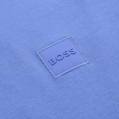 BOSS Passenger Polo Shirt in Bright Purple Logo