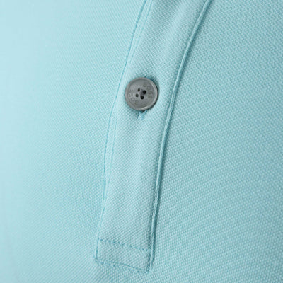BOSS Passenger Polo Shirt in Mint Button
