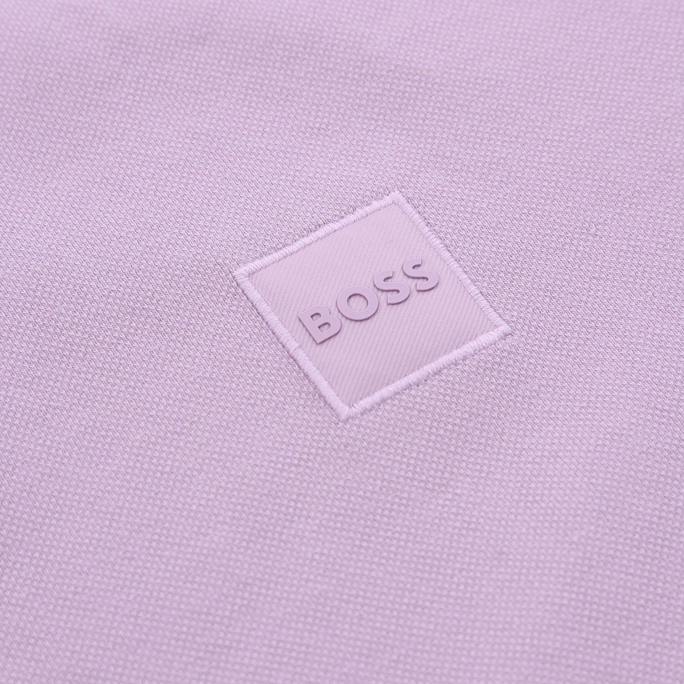 BOSS Passenger Polo Shirt in Pastel Purple Logo