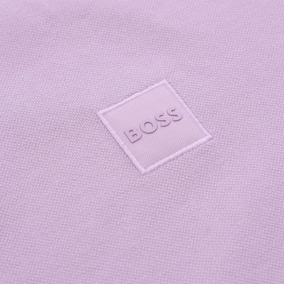 BOSS Passenger Polo Shirt in Pastel Purple Logo