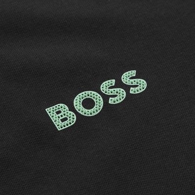 BOSS Paule Polo Shirt in Charcoal Logo