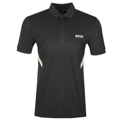 BOSS Paule TOC Polo Shirt in Black