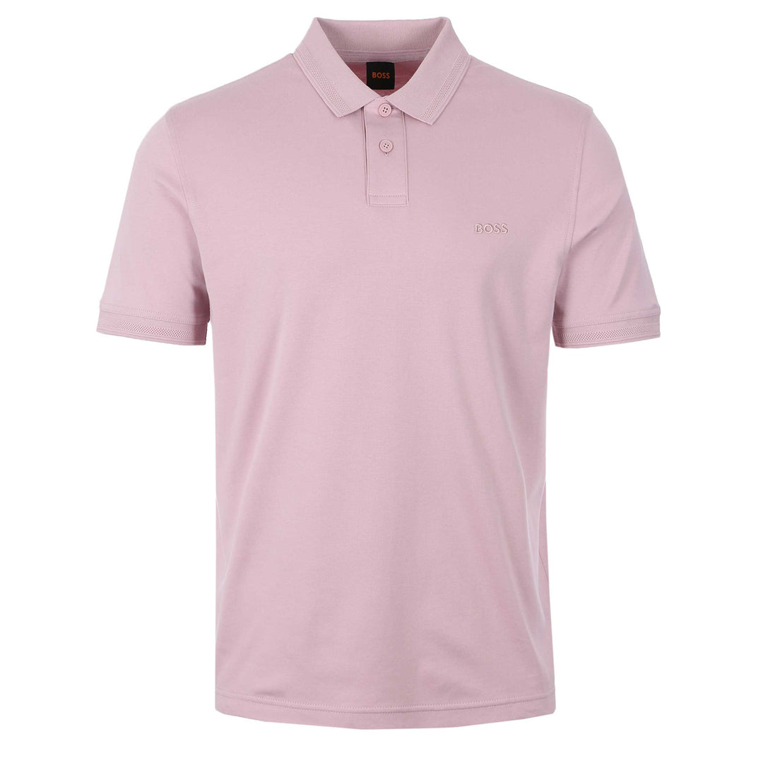 BOSS Pe Interlock Polo Shirt in Pink I BOSS I Norton Barrie
