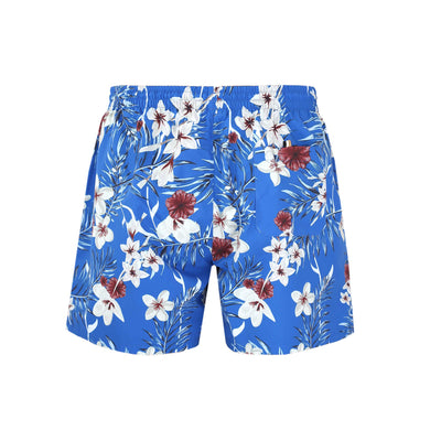 BOSS Piranha Swim Short in Medium Blue Back