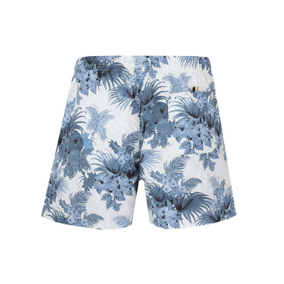 BOSS Piranha Swim Short in Open Blue Back