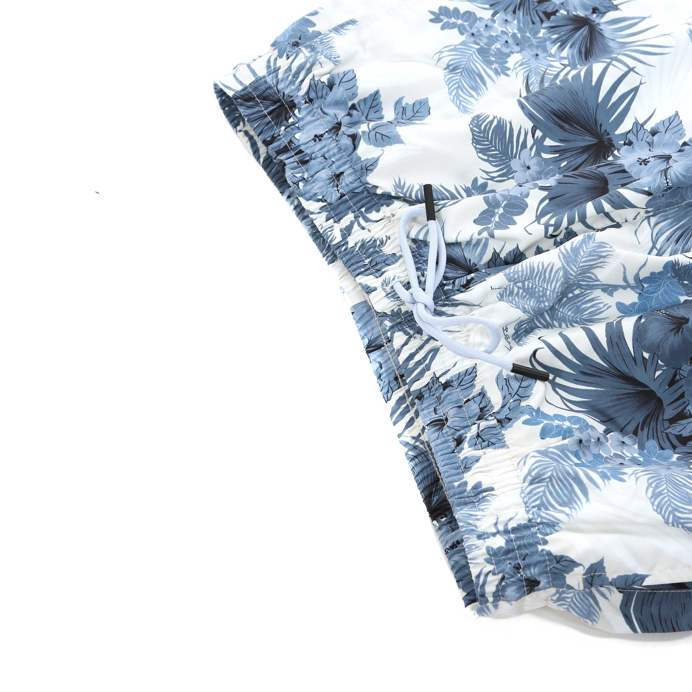 BOSS Piranha Swim Short in Open Blue Detail