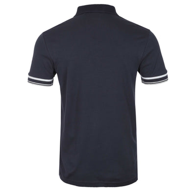 BOSS Polo Zone Polo Shirt in Dark Blue Back
