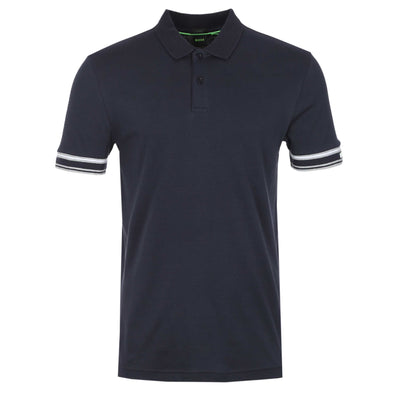 BOSS Polo Zone Polo Shirt in Dark Blue