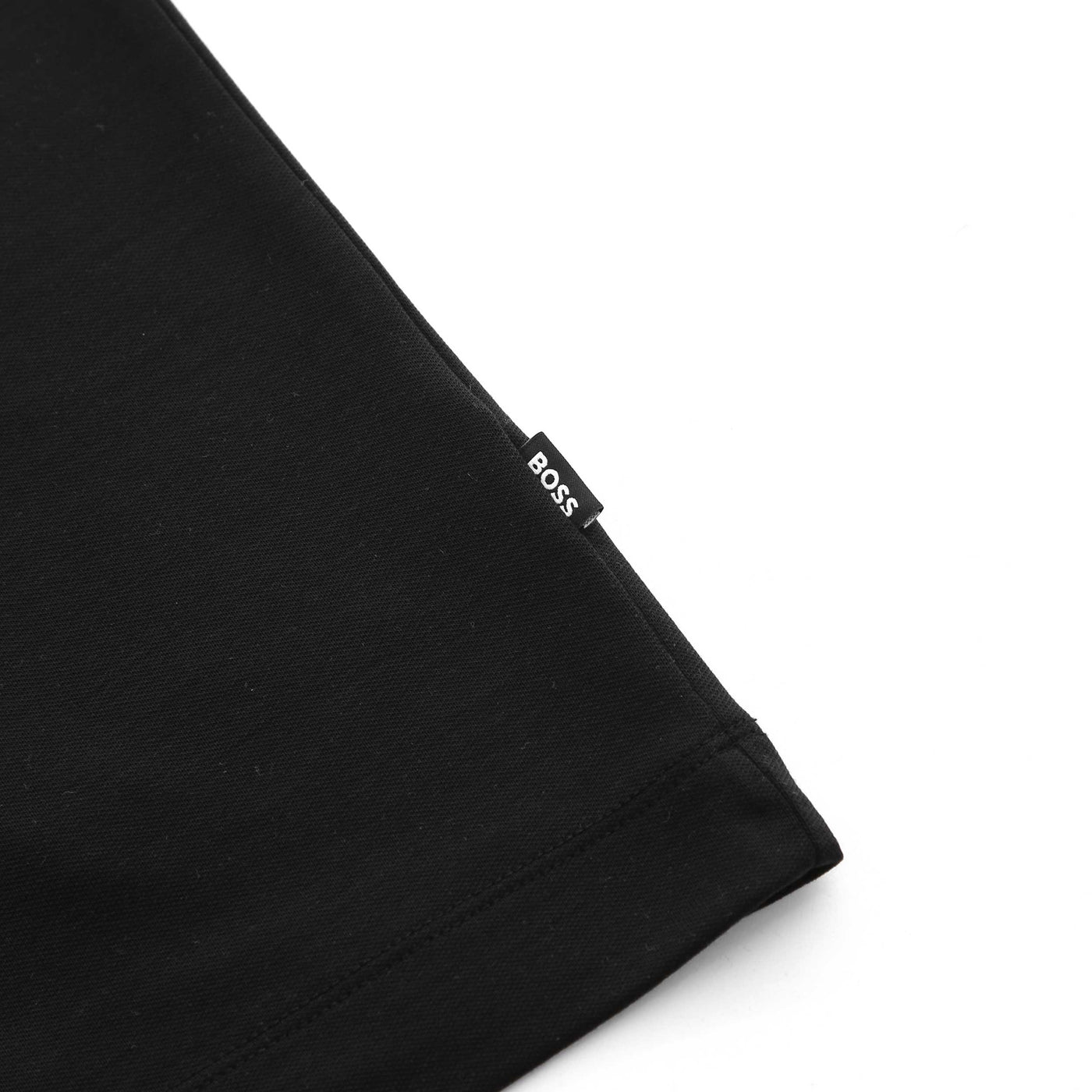 BOSS Press 55 Polo Shirt in Black Logo Tab