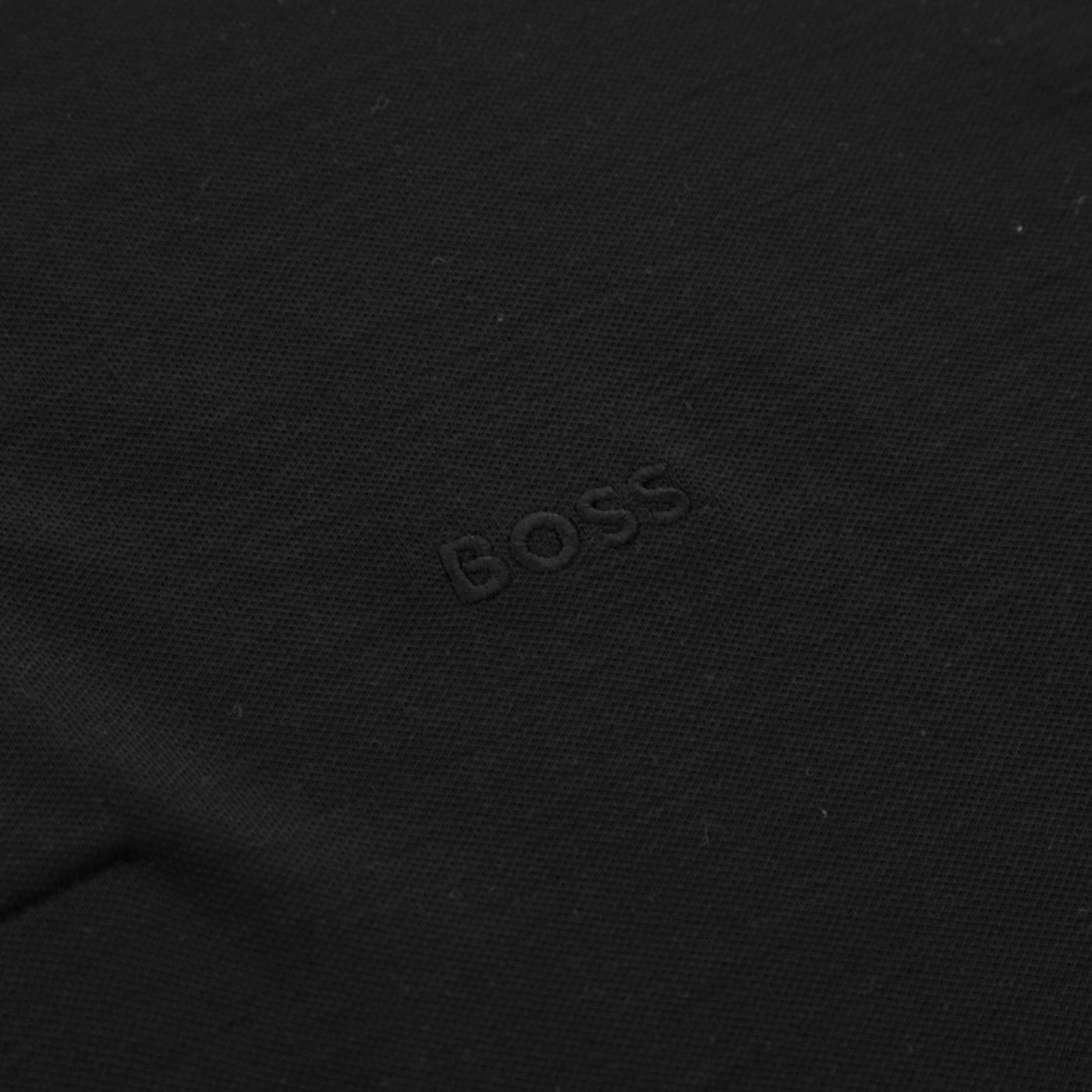 BOSS Press 55 Polo Shirt in Black Logo