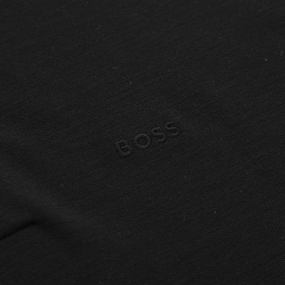 BOSS Press 55 Polo Shirt in Black Logo