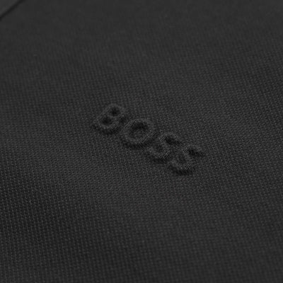 BOSS Prout 37 Polo Shirt in Black Logo