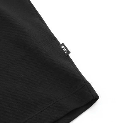 BOSS Prout 37 Polo Shirt in Black Side Logo