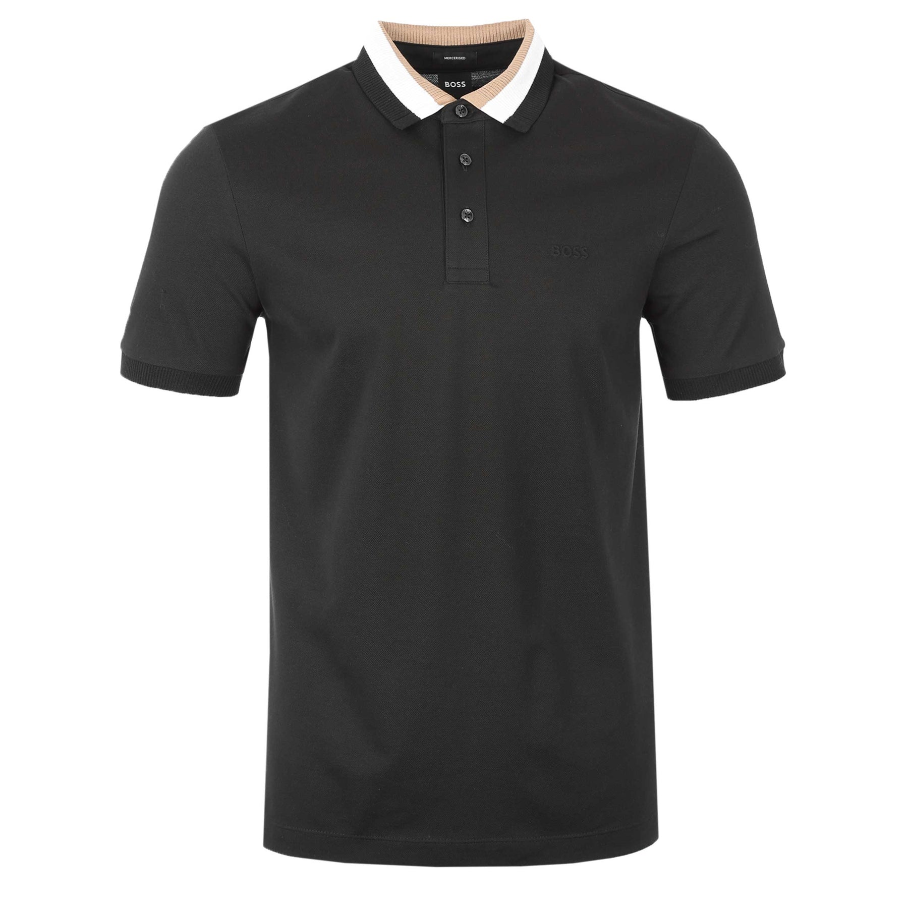 BOSS Prout 37 Polo Shirt in Black | BOSS | Norton Barrie