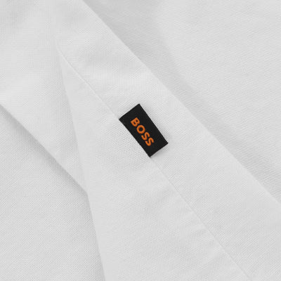 BOSS Rash 2 M Short Sleeve Shirt in White Logo2