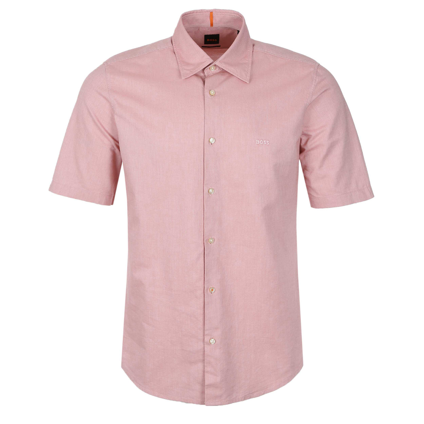 BOSS Rash 2 Short Sleeve Shirt in Pink