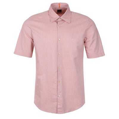 BOSS Rash 2 Short Sleeve Shirt in Pink