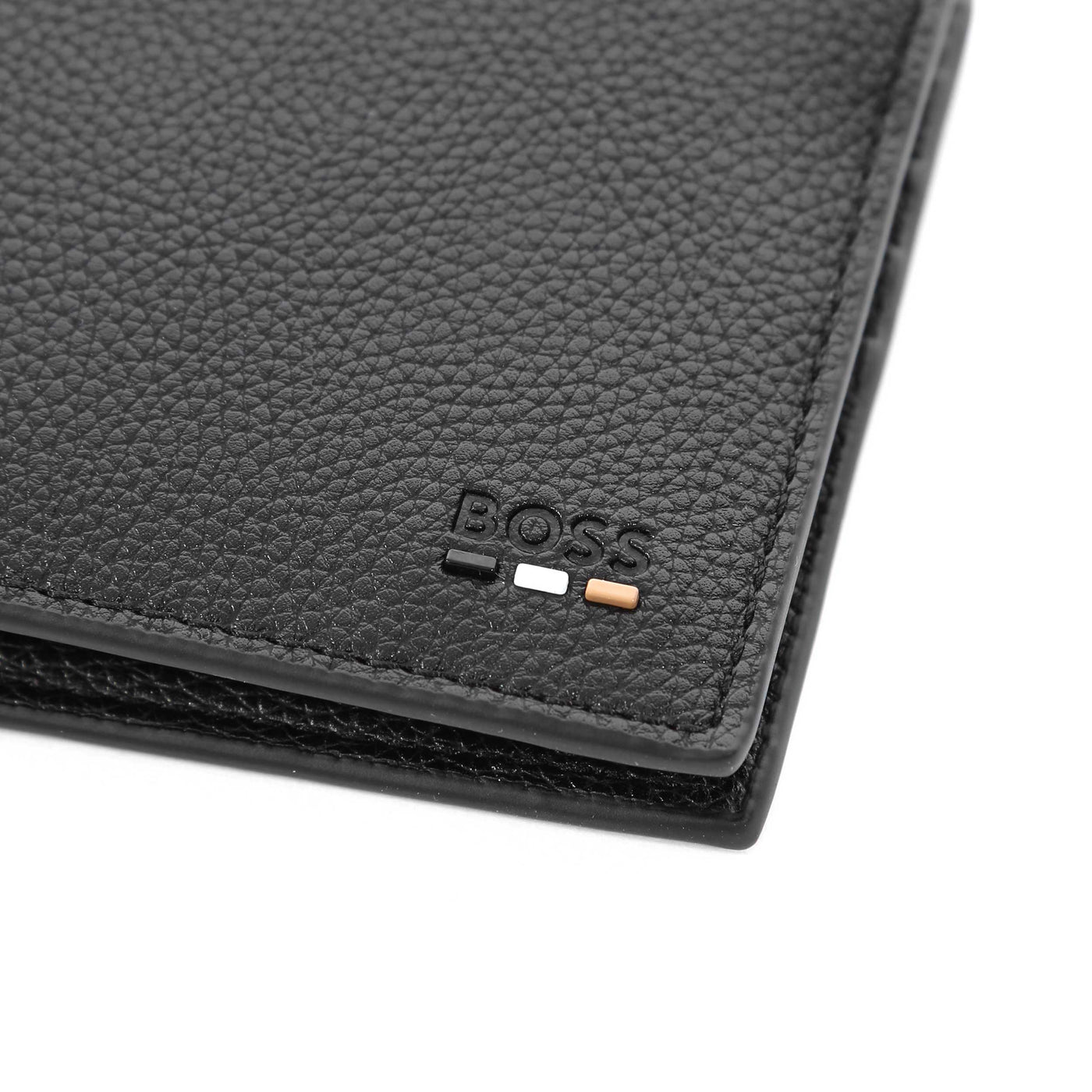 BOSS Ray 8 cc N Wallet in Black Logo